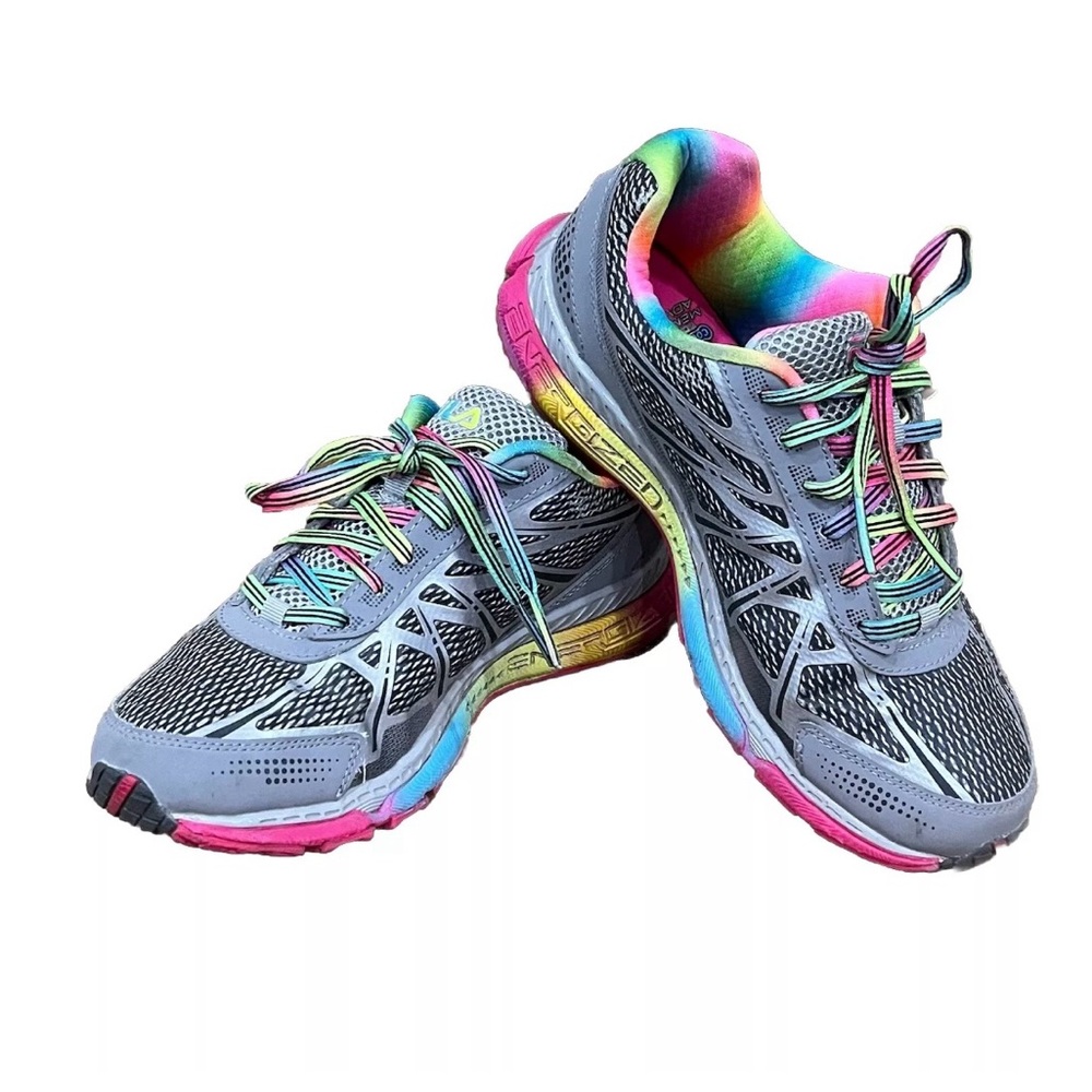 Womens FILA Rainbow Energized Coolmax Memory Advance Running Shoes Size 9.5